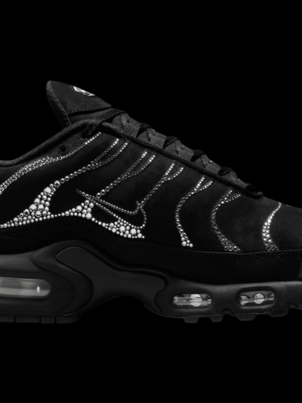 Nike Black Crystal-Embellished Air Max Sneakers